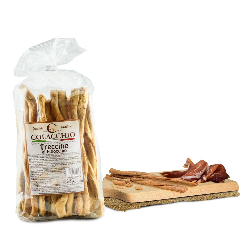 Treccine alla Fenocchio - Colacchio - 400g